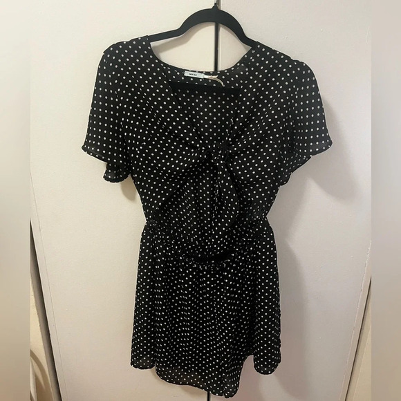 Urban outfitters black polka dot romper - Picture 3 of 8